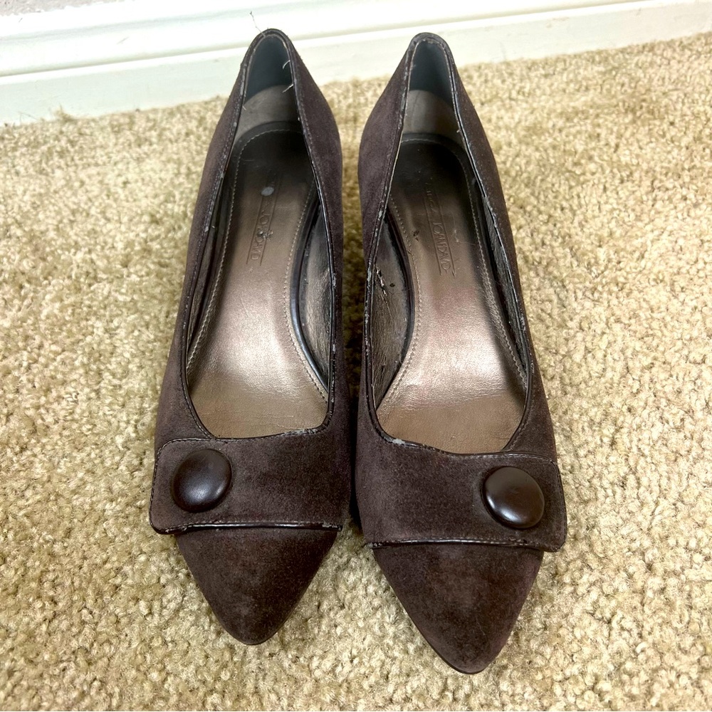 Brown Pointed Toe Heels